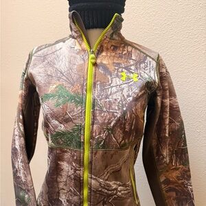 Under Armour Kids Camo Utility Jacket - Brown and Green